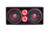 Dual" 10" 2 Way Full Range Loaded Enclosure