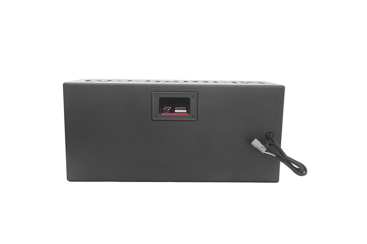 Memphis Audio | Dual 10" 2 Way Full Range Loaded Enclosure W/ Bedliner Exterior
