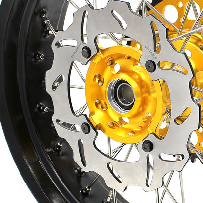 KKE 17Inch Supermoto Dirtbike Wheels For SUZUKI DRZ400SM 2005-2024