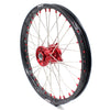 KKE 21 & 19 Wheels for Suzuki RMZ250 2007-2025 RMZ450 2005-2025 Red Nipples