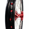 KKE 21 & 19 Wheels for Suzuki RMZ250 2007-2025 RMZ450 2005-2025 Red Nipples