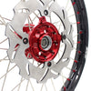 KKE 21 & 19 Wheels for Suzuki RMZ250 2007-2025 RMZ450 2005-2025 Red Nipples