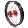 KKE 21 & 19 Wheels for Suzuki RMZ250 2007-2025 RMZ450 2005-2025 Red Nipples