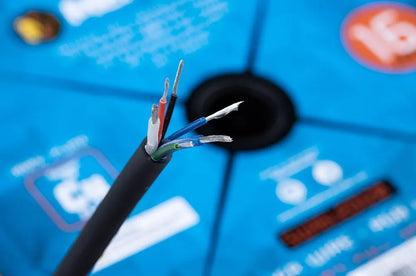 16 AWG Speaker Wire + RGB LED 120ft. Black