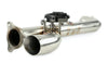TR-4179HP TRINITY RACING SIDE PIECE HEADER PIPE WITH ELECTRONIC CUTOUT - RZR PRO XP / TURBO R