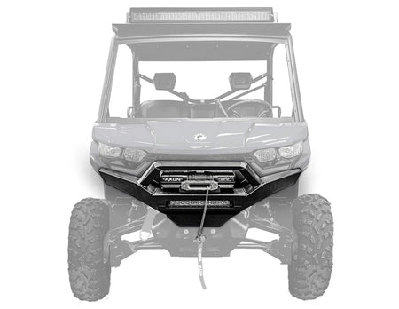 Defender Front Winch Bumper Thumper Fab TF040501-BK
