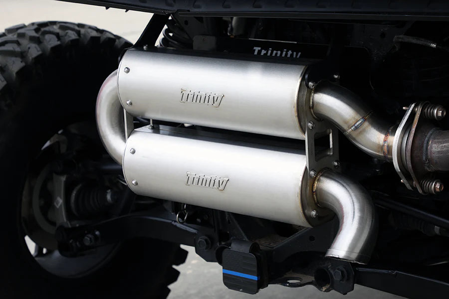 POLARIS XPEDITION DUAL MUFFLER EXHAUST - QUIET SLIP ON TR-4191S