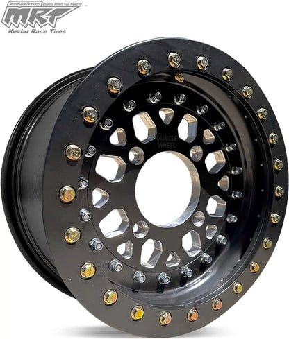 MRT Tail Gunner Beadlock Wheels on System 3 XCR350 Tires – UTV Wheel & Tire Kit