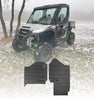 Kawasaki Ridge 2 Door Rubber Floor Mats (ALL MODELS)