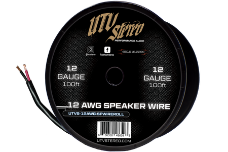 12 AWG Speaker Wire Roll - 12ft | UTVS-12AWG-SPWIRE-12