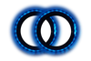 6.5" RGB LED Speaker Rings (Pair) | UTVS-65LSR
