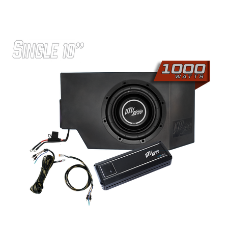 Can-Am® Defender 1000W Single Driver Side 10" Subwoofer Kit | UTVS-DEF-SUB-1000-DRIVER