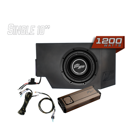 Can-Am® Defender 1200W Single Driver Side 10" Subwoofer Kit | UTVS-DEF-SUB-1200-DRIVER