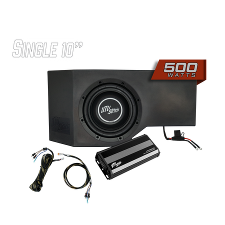 Can-Am® Defender 500W Single Passenger Side 10" Subwoofer Kit | UTVS-DEF-SUB-500-PASS