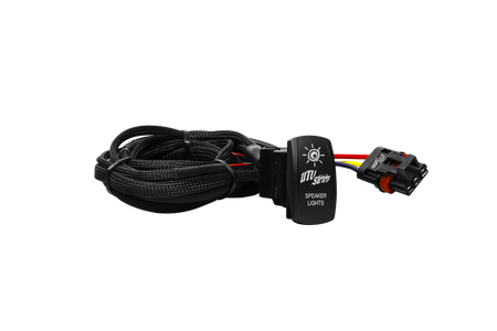 RZR® Pro Series Low Current Harness + Rocker Switch & Pulse Bar Plug | UTVS-PRO-HRN-LC-RKR