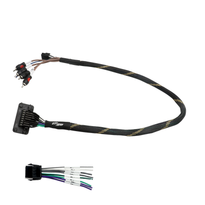 RZR® Pro Series Ride Command Front & Rear RCA Output + Speaker Wire & Remote | UTVS-PRO-RC-RCA-OUT