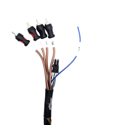 RZR® Pro Series Ride Command Front & Rear RCA Output + Speaker Wire & Remote | UTVS-PRO-RC-RCA-OUT