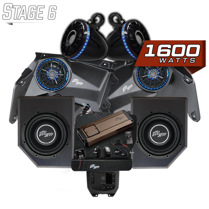 Can-Am® X3 Elite Series Stage 6 Stereo Kit | UTVS-X3-S6-E