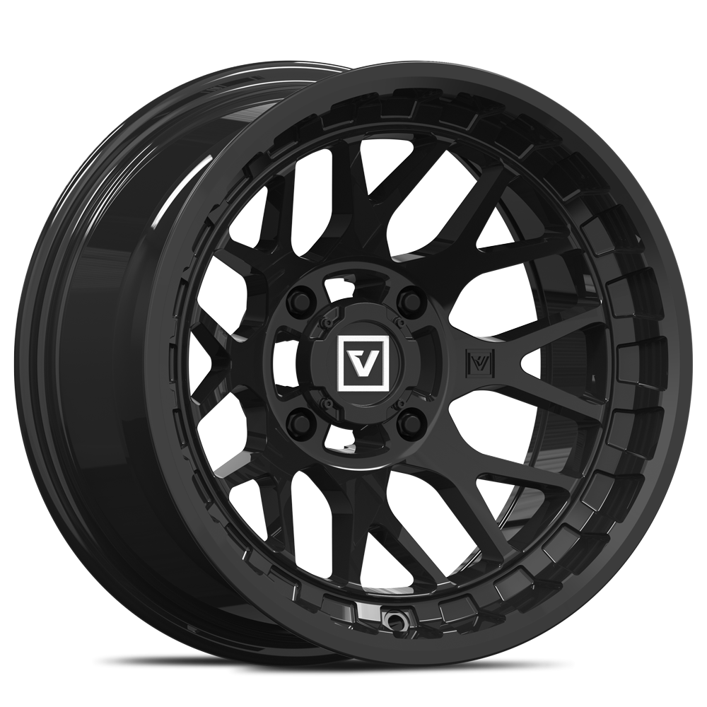 V03 14X7 -32MM 4X110 GLOSS BLACK