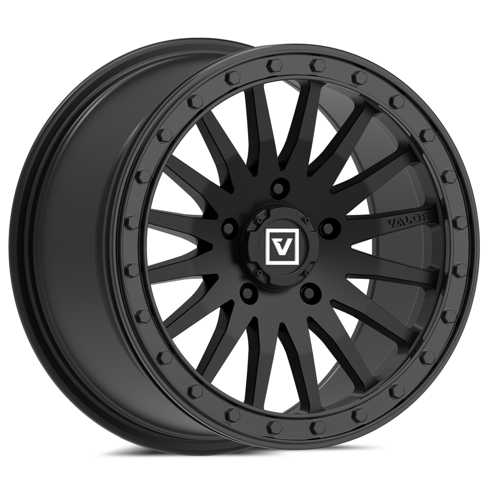 V06 Beadlock UTV Wheel Satin Black