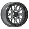 Valor V07 Satin Gaphite Beadlock Wheels + Maxxis Carnivore Tires (Mounted UTV Kit) | 4/137 Bolt Pattern PlanetSXS