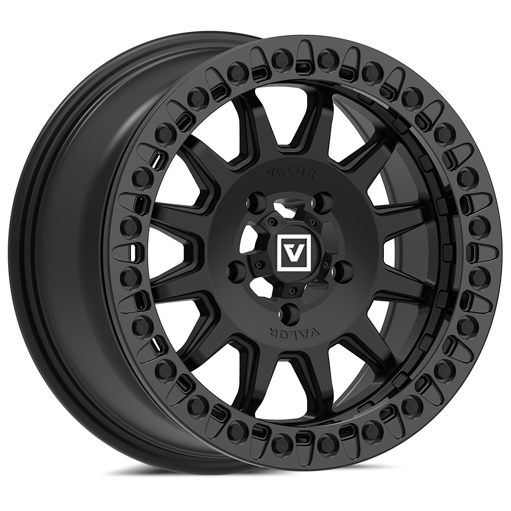 V09 BEADLOCK FLOW FORM 15X7 +40 5X114.3 SATIN BLACK