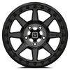 Valor V13 Dark Tint Beadlock Wheels + Vision Rock Poison tires (Mounted Kit) – Fits UTVs with 4/137 Bolt Pattern