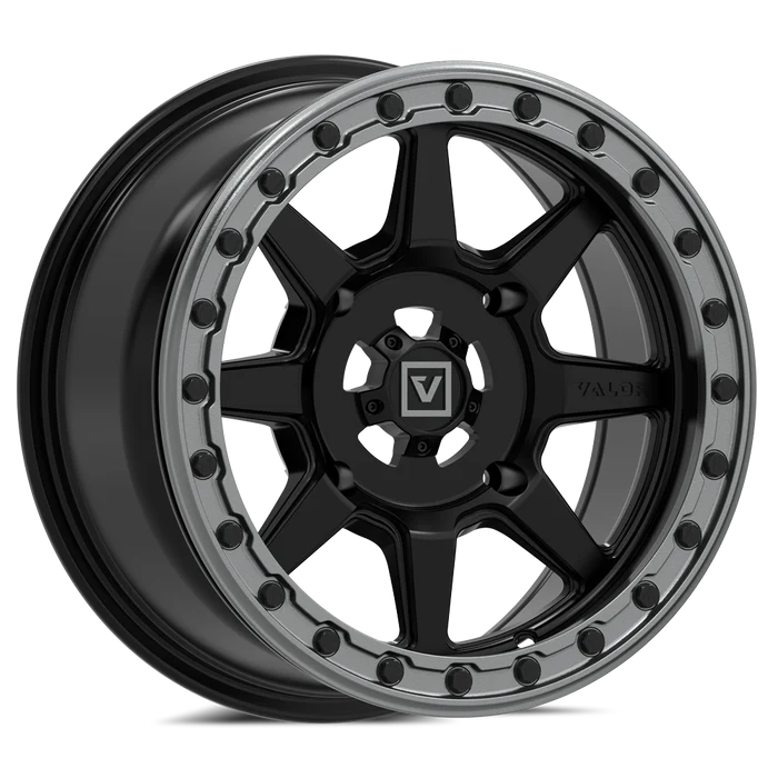 V13 Beadlock UTV Wheel Satin Black