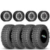 Valor V14 14x7 Dark Tint 5+2 4/137 on Gladiator X Comp 10 Ply 28x10-14
