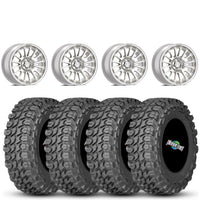 Valor V14 15x7 Raw Machined  5+2 4/137 on Gladiator X Comp 10 Ply 32x10-15