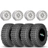 Valor V14 15x7 Raw Machined 5+2 4/156 on Gladiator X Comp 10 Ply 32x10-15