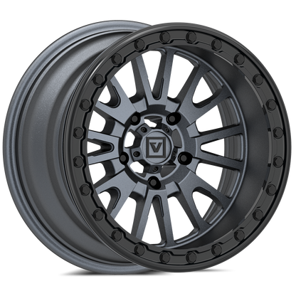 V16 Beadlock UTV Wheel Satin Gunmetal