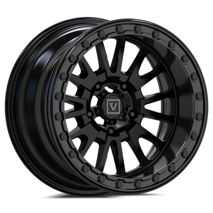 V16 Beadlock UTV Wheel Satin Black