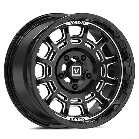 V17 UTV Wheel Gloss Black Milled