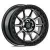 Valor Offroad V18 hyper black beadlock on Maxxis Roxxzilla | 5/4.5