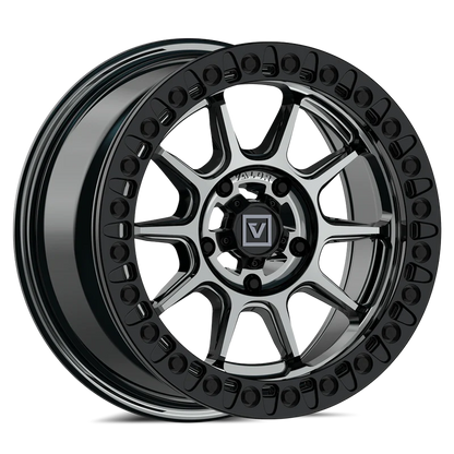 Valor Offroad V18 hyper black beadlock on Maxxis Roxxzilla | 5/4.5