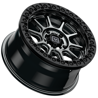 V18 Beadlock UTV Wheel Hyper Black