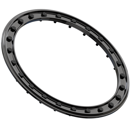 VBR10 Beadlock Ring Brushed Gunmetal