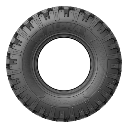 System 3 SB6 Matte Black Beadlock Wheels on Valor Alpha Tires – UTV Wheel & Tire Kit