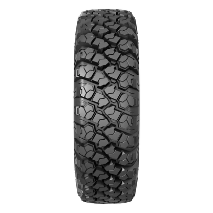 System 3 SB6 Matte Black Beadlock Wheels on Valor Alpha Tires – UTV Wheel & Tire Kit
