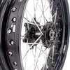 KKE 3.5 & 5.0 17 Inch Wheels for Yamaha WR250F 2001 WR450F 2003-2018 Black