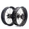 KKE 3.5 & 4.25 Wheels for Yamaha WR250F 2001 WR450F 2003-2018 Black