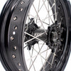 KKE 3.5 & 5.0 17 Inch Wheels for Yamaha WR250F 2001 WR450F 2003-2018 Black