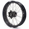 KKE 3.5 & 5.0 17 Inch Wheels for Yamaha WR250F 2001 WR450F 2003-2018 Black