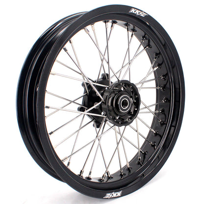 KKE 3.5 & 5.0 17 Inch Wheels for Yamaha WR250F 2001 WR450F 2003-2018 Black