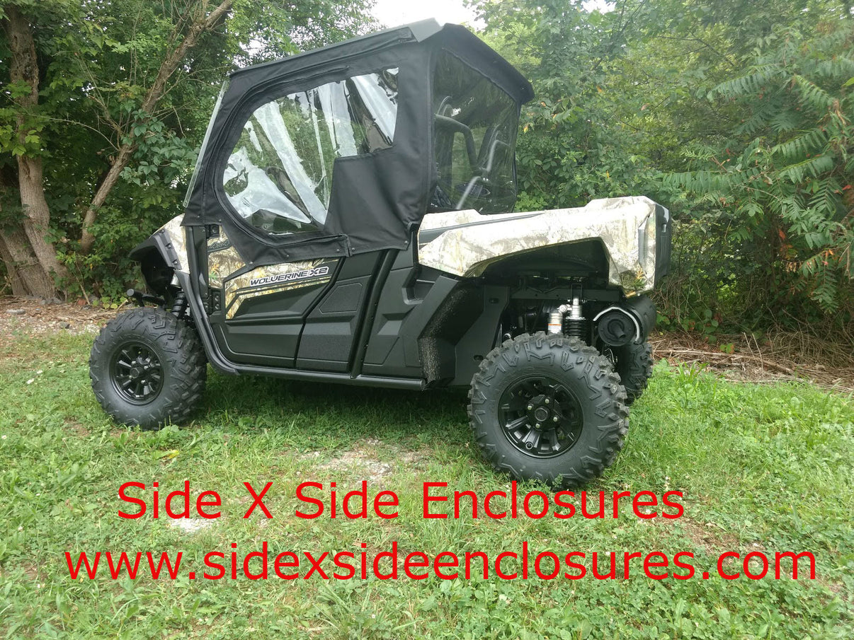 2019 Yamaha Wolverine X2 Crew Cab 2 Door Utv Full Soft Cab Enclosure - Side X Side Enclosures