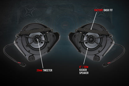 2017-2025 CanAm X3 4in Dash Speakers