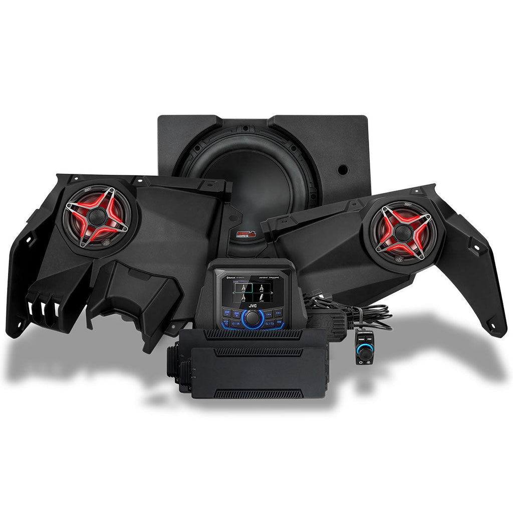 2017-2025 Can-Am® X3, Phase-3 V-Spec 3-Speaker 1650watt System w/JVC