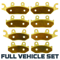 Yamaha Wolverine 700/850/1000 2016-2026 Brass Brake Pad Set