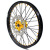 KKE 21" & 19" Mx Diretibke Wheels For YAMAHA YZ125/250 1999-2016 YZ250F/450F 2003-2015 Black Spokes With Disc
